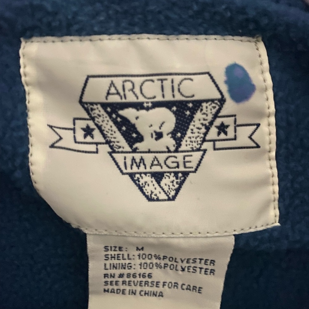 Arctic Image vintage winter jacket, blue and white very good condition, warm